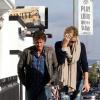 Charlize Theron et Sean Penn à West Hollywood le 7 février 2014.