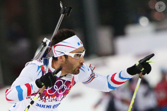 Martin Fourcade a décroché l'or olympique lors de la poursuite en biathlon, offrant à la France sa première médaille d'or, le 10 février 2014 à Sotchi