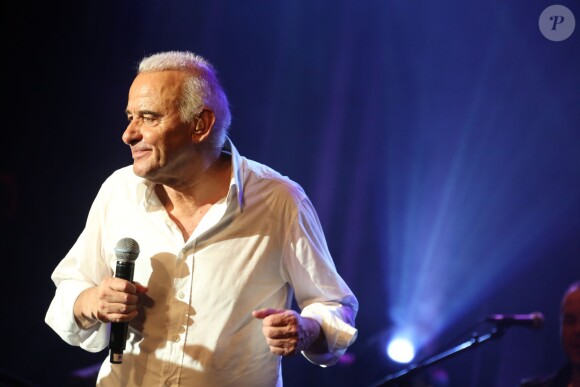 Exclusif - Michel Fugain en concert avec son nouveau groupe Pluribus à Boulogne-Billancourt, le 28 septembre 2013.
