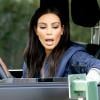 Kim Kardashian arrive chez sa soeur Khloe le 11 février 2014