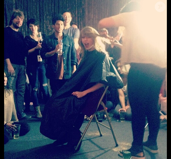 Taylor Swift s'est fait couper les cheveux, en février 2014.