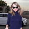 Taylor Swift à l'aéroport de Los Angeles, le 28 janvier 2014.