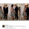 Michelle Obama a publié un petit message Saint-Valentin à l'intention de Barack Obama, le 14 février 2014