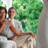 Barack et Michelle Obama chez Valerie Jarrett à Chicago le 18 juin 2012