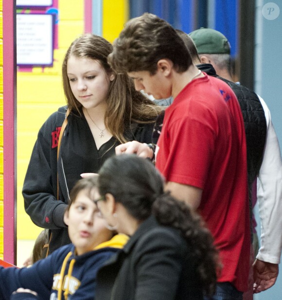 Exclusif - Prince Jackson passe une journée de Saint-Valentin très romantique avec sa nouvelle petite amie à Santa Monica, le 14 février 2014.