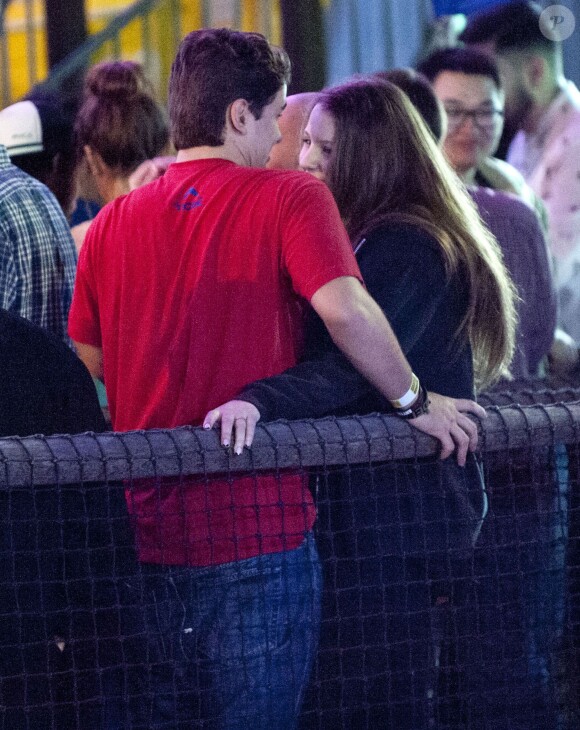 Exclusif - Prince Jackson passe une journée de Saint-Valentin très romantique avec sa nouvelle petite amie à Santa Monica, le 14 février 2014.