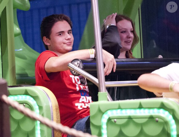 Exclusif - Prince Jackson passe une journée de Saint-Valentin très romantique avec sa nouvelle petite amie à Santa Monica, le 14 février 2014.