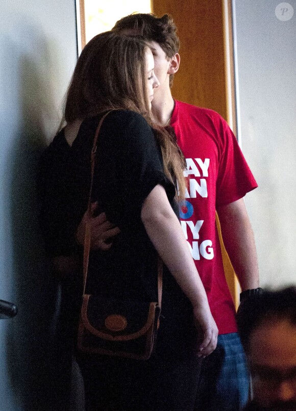 Exclusif - Prince Jackson passe une journée de Saint-Valentin très romantique avec sa nouvelle petite amie à Santa Monica, le 14 février 2014.