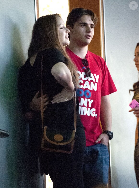 Exclusif - Prince Jackson passe une journée de Saint-Valentin très romantique avec sa nouvelle petite amie à Santa Monica, le 14 février 2014.