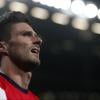 Olivier Giroud, attaquant d'Arsenal ici le 30 janvier 2013, est dans la tourmente suite aux révélations du Sun lui prêtant une nuit avec un mannequin, Celia Kay, la veille du match contre Crystal Palace, la nuit du 1er au 2 février 2014.