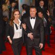 Angelina Jolie et Brad Pitt lors de la cérémonie des BAFTA awards à Londres le 16 février 2014