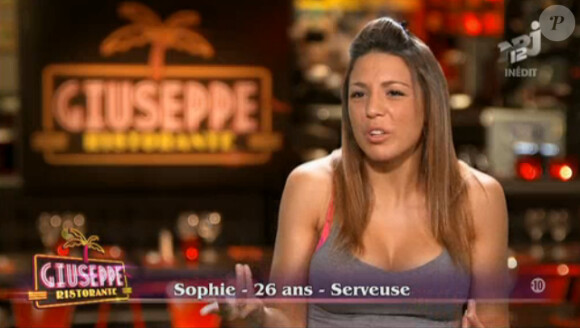 Sophie dans Giuseppe Ristorante, une histoire de famille sur NRJ12 le lundi 17 février 2014