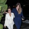 Kourtney et Khloé Kardashian, deux soeurs complices dans les rues de New York. Loe 16 février 2014.