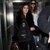 Kourtney et Khloé Kardashian, de retour à Los Angeles. Le 17 février 2014.