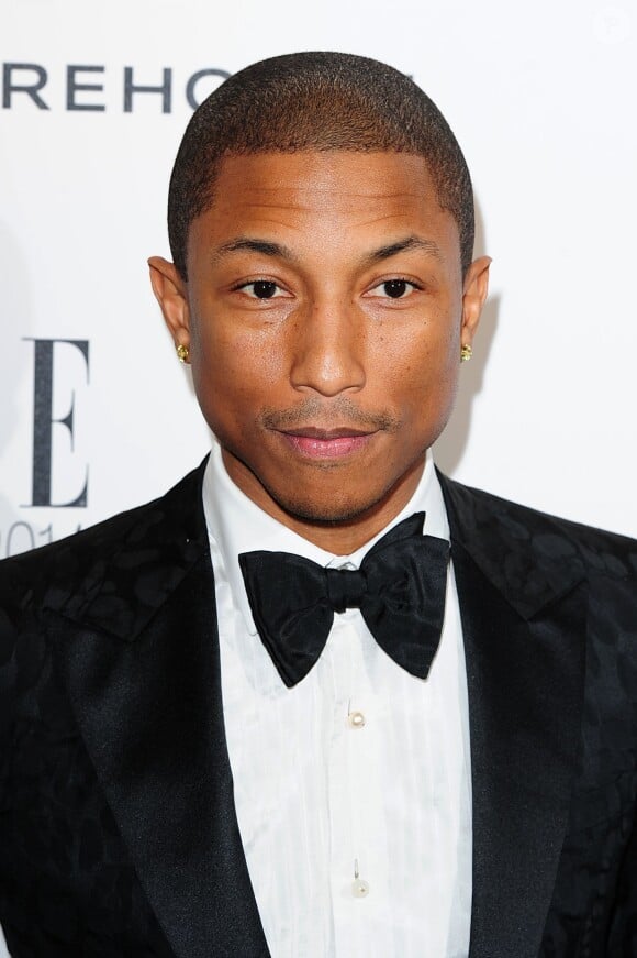 Pharrell Williams assiste aux ELLE Style Awards au One Embankment. Londres, le 18 février 2014.