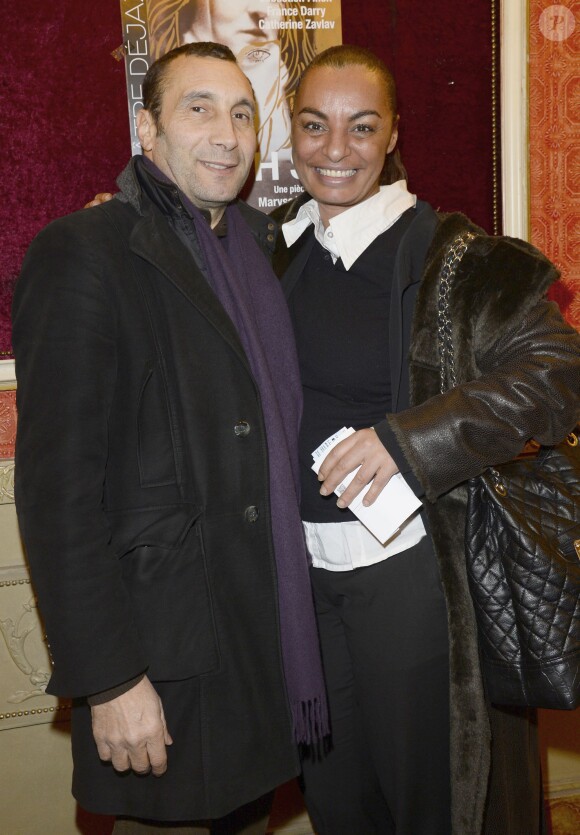 Zinedine Soualem lors de la générale de la pièce "Edith S." au théâtre Déjazet à Paris le 03 février 2014