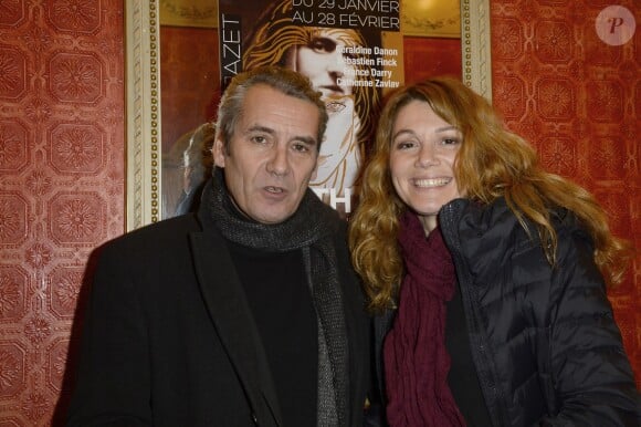 Manuel Gélin lors de la générale de la pièce "Edith S." au théâtre Déjazet à Paris le 03 février 2014