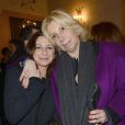 Sarah Guetta et Isabelle Brulier lors de la générale de la pièce "Edith S." au théâtre Déjazet à Paris le 03 février 2014