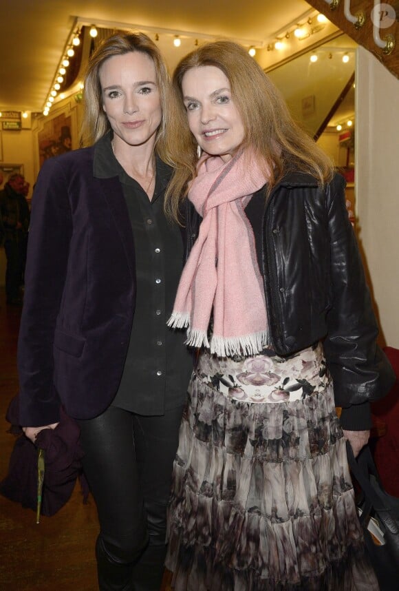 Géraldine Danon et Cyrielle Clair lors de la générale de la pièce "Edith S." au théâtre Déjazet à Paris le 03 février 2014