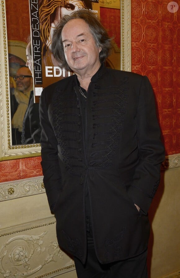 Gonzague Saint Bris lors de la générale de la pièce "Edith S." au théâtre Déjazet à Paris le 03 février 2014
