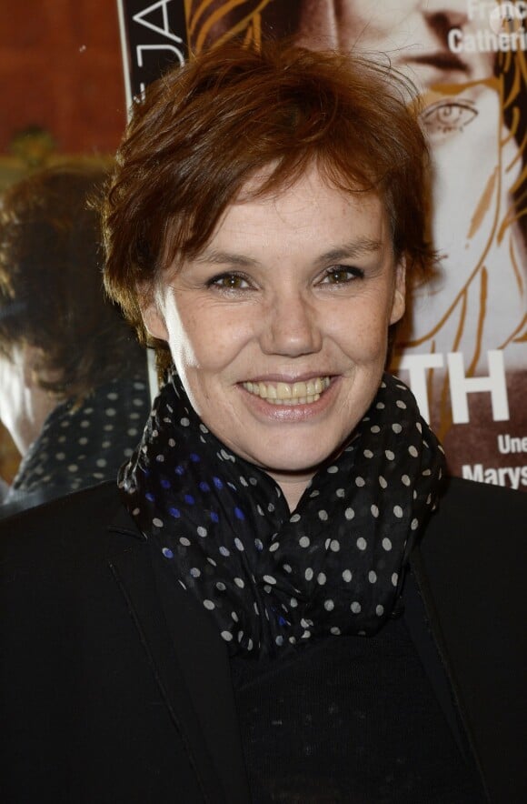 Claire Nebout lors de la générale de la pièce "Edith S." au théâtre Déjazet à Paris le 03 février 2014