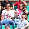 Olivier Giroud et son épouse Jennifer à Roland-Garros, le 2 juin 2012