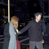 Amy Adams et Darren Le Gallo lors de la veillée funèbre de Philip Seymour Hoffman à New York le 6 février 2014