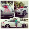 LeBron James a offert à sa maman une Porsche Panamera pour son anniversaire, photo prise le 21 février 2014