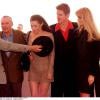 Béatrice Dalle, avec Dennis Hopper, Claudia Schiffer, Abel Ferrara, Matthew Modine, lors du Festival du film de Cannes en 1997