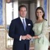 Photo des fiançailles de la princesse Madeleine de Suède et de Christopher O'Neill, en mai 2013