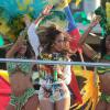 Jennifer Lopez à Miami sur le tournage du tube pour la coupe du monde football, le 11 février 2014.