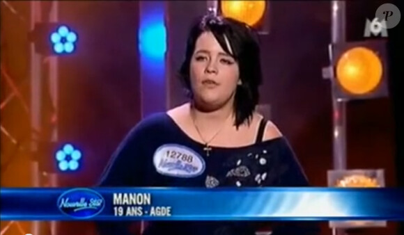 Manon dans Nouvelle Star sur M6 en 2010.