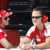 Felipe Massa et Michael Schumacher lors du Grand Prix d'Abu Dhabi à Yas Marina le 31 octobre 2009