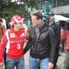 Felipe Massa et Michael Schumacher au Grand Prix d'Australie à Melbourne, le 25 mars 2011