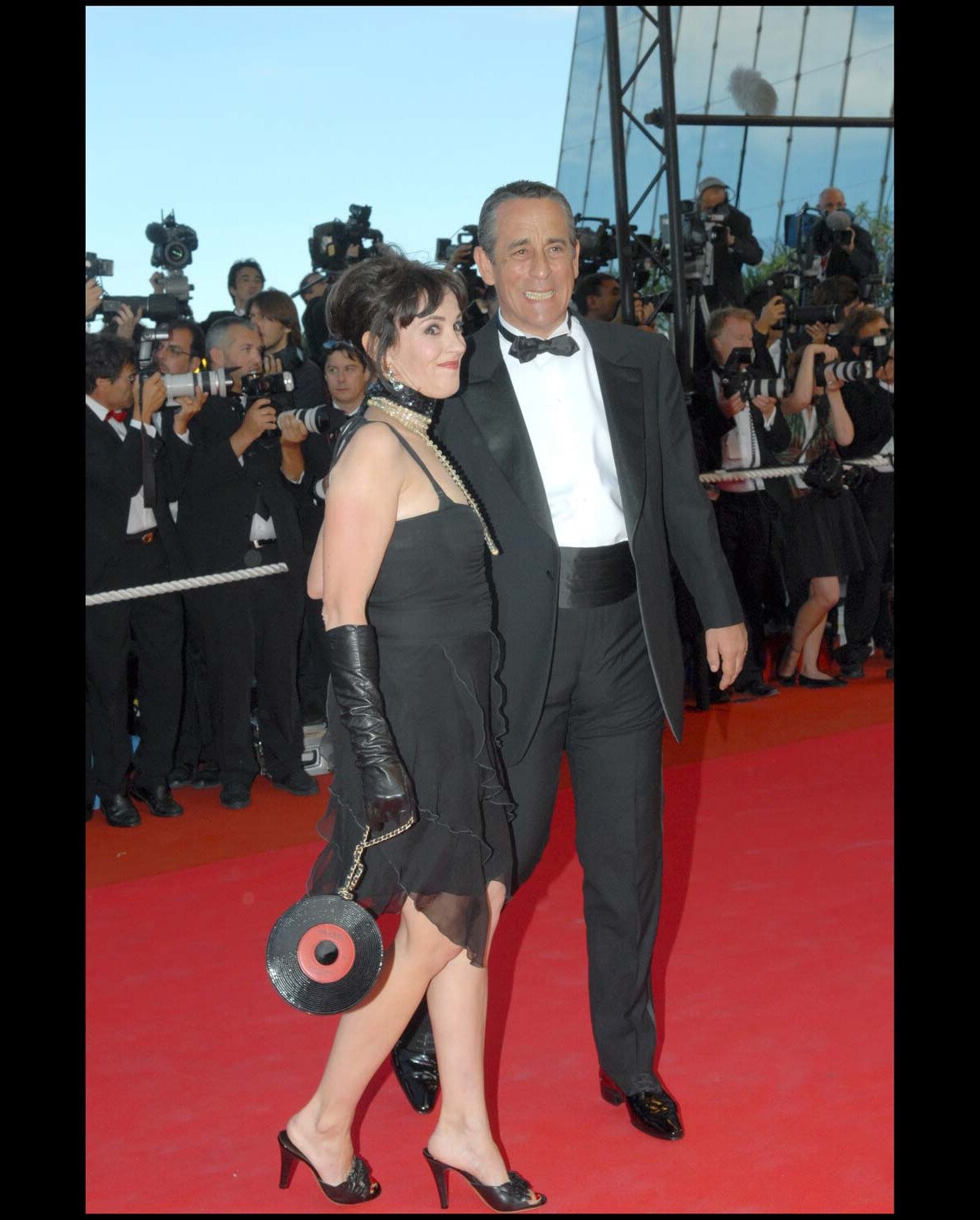 Photo B atrice Loustalan et Thierry Ardisson Cannes en mai