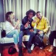 Enora Malagré et Stéphane Bak ont interviewé Pharrell Williams pour l'émission "Enora, le soir", diffusée sur Virgin Radio. Le 24 février 2014