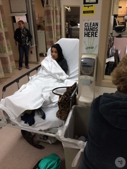 Marie-France aux urgences à l'hôpital après une chute