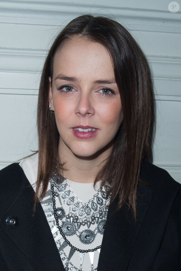 Pauline Ducruet assiste au défilé de mode "Alexis Mabille", collection prêt-à-porter Automne-Hiver 2014/2015, à Paris. Le 26 février 2014.