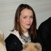 Pauline Ducruet assiste au défilé de mode "Alexis Mabille", collection prêt-à-porter Automne-Hiver 2014/2015, à Paris. Le 26 février 2014.
