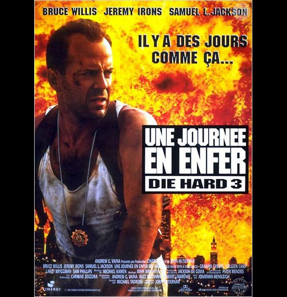 Affiche du film Die Hard 3 : Une journée en enfer, de John McTiernan.