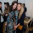 L'actrice Héléna Soubeyrand et la créatrice/blogueuse Margaux Lonnberg ors de la soirée de lancement de la collection Vogue Eyewear x Charlotte Ronson. Paris, le 25 février 2014.