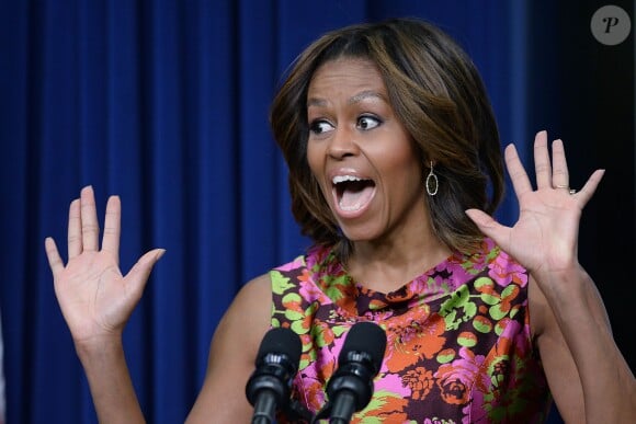 Michelle Obama à la Maison Blanche à Washington, le 24 février 2014