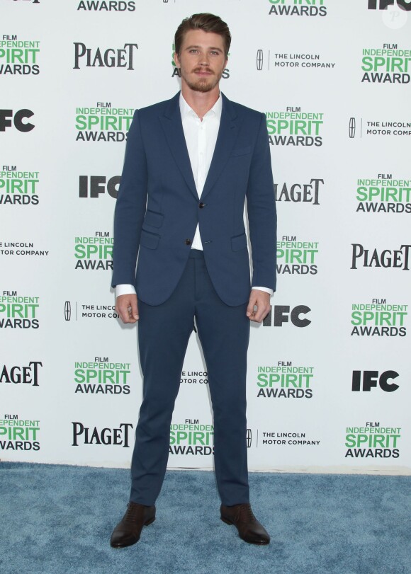 Garrett Hedlund pose lors du photocall des Film Independent Spirits Awards à Los Angeles le 1er mars 2014.