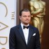 Leonardo DiCaprio, nommé comme meilleur acteur pour Le Loup de Wall Street, lors de la cérémonie des Oscars le 2 mars 2014