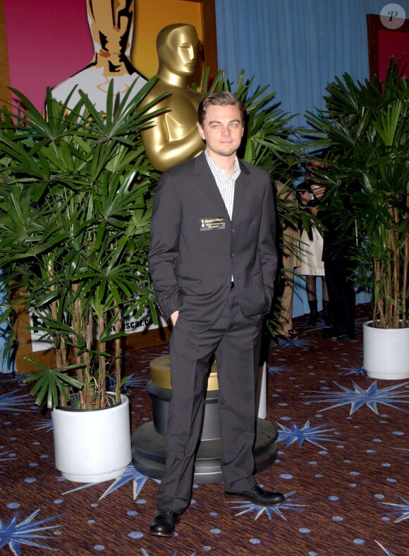 Leonardo DiCaprio se rend au déjeuner des nommés des Oscars le 7 février 2005