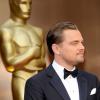 Leonardo DiCaprio, nommé comme meilleur acteur pour Le Loup de Wall Street, lors de la cérémonie des Oscars le 2 mars 2014
