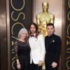 Shannon Leto, Jared Leto et Constance Leto lors de la 86e cérémonie des Oscars, Los Angeles, le 2 mars.
