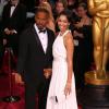 Jamie Foxx et sa fille Corinne Bishop lors de la 86e cérémonie des Oscars, Los Angeles, le 2 mars.