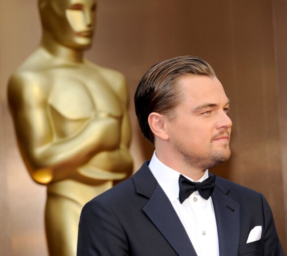 Leonardo DiCaprio lors de la 86e cérémonie des Oscars, Los Angeles, le 2 mars.