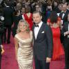 Leonardo DiCaprio et sa mère Irmelin lors de la 86e cérémonie des Oscars, Los Angeles, le 2 mars.